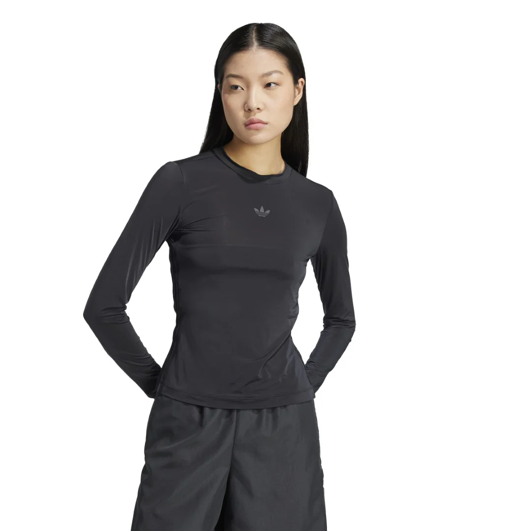 Adicolor Sheer 3-Stripes Long Sleeve Long-Sleeve T-shirt