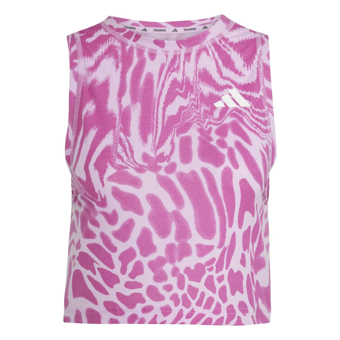 Train Essentials Allover Print Workout Tank Top - Image 6
