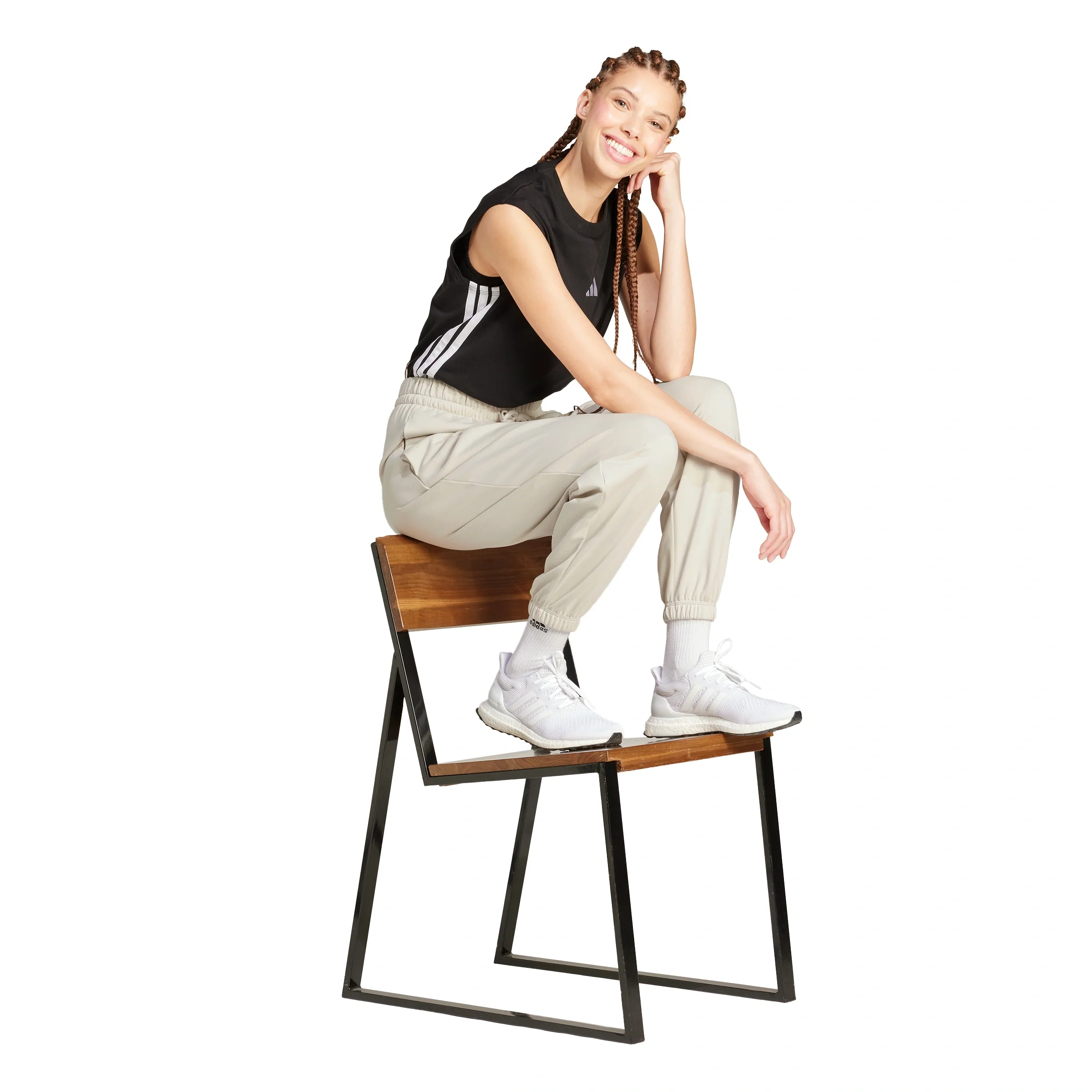 Essentials Small Logo French Terry Cuffed Joggers - Image 5