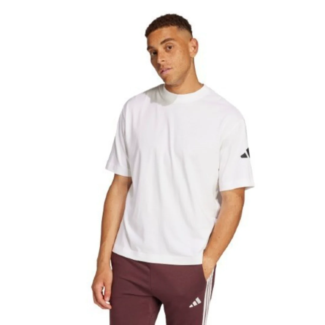 Essentials Loose Fit 3 Bar Logo T-Shirt