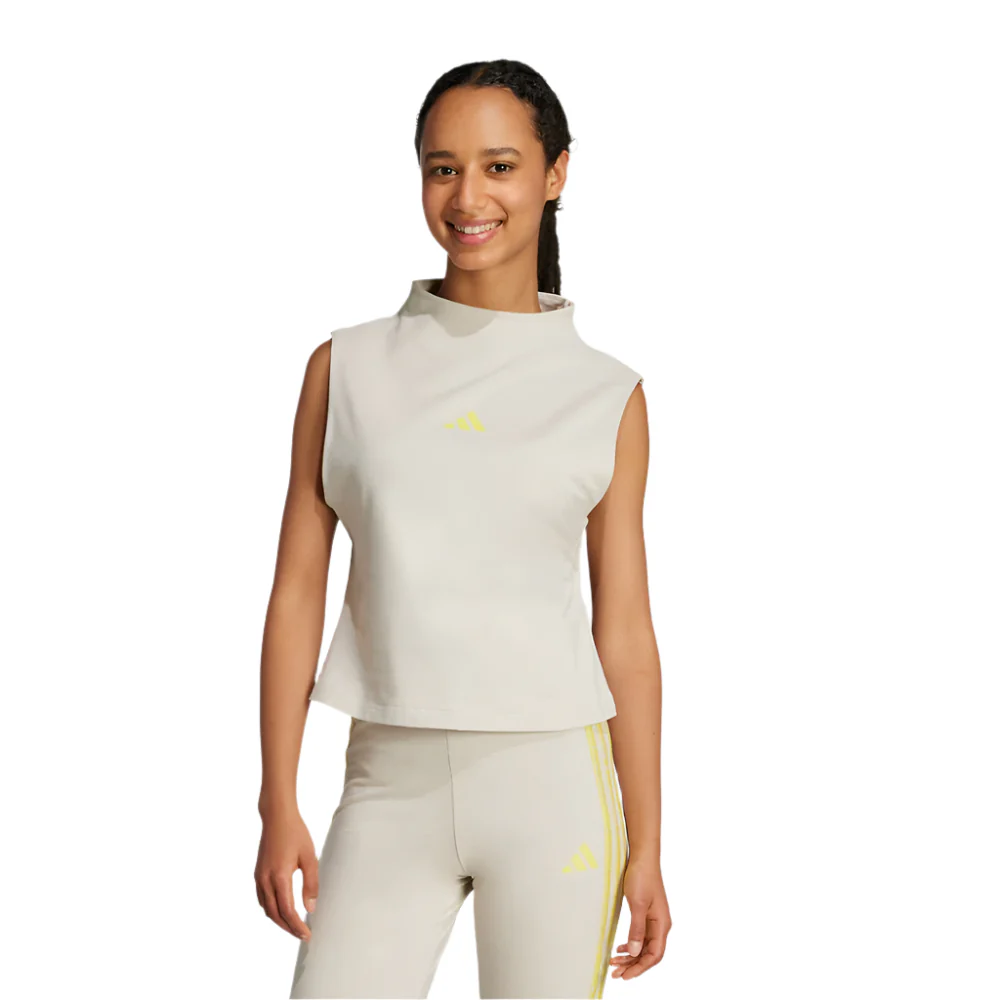 Essentials Slim High-Neck Tank Top