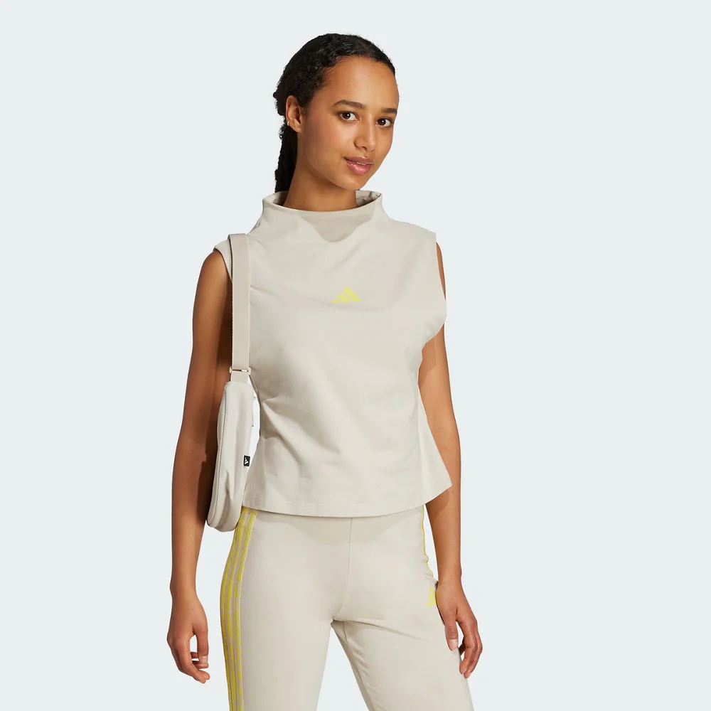 Essentials Slim High-Neck Tank Top - Image 3