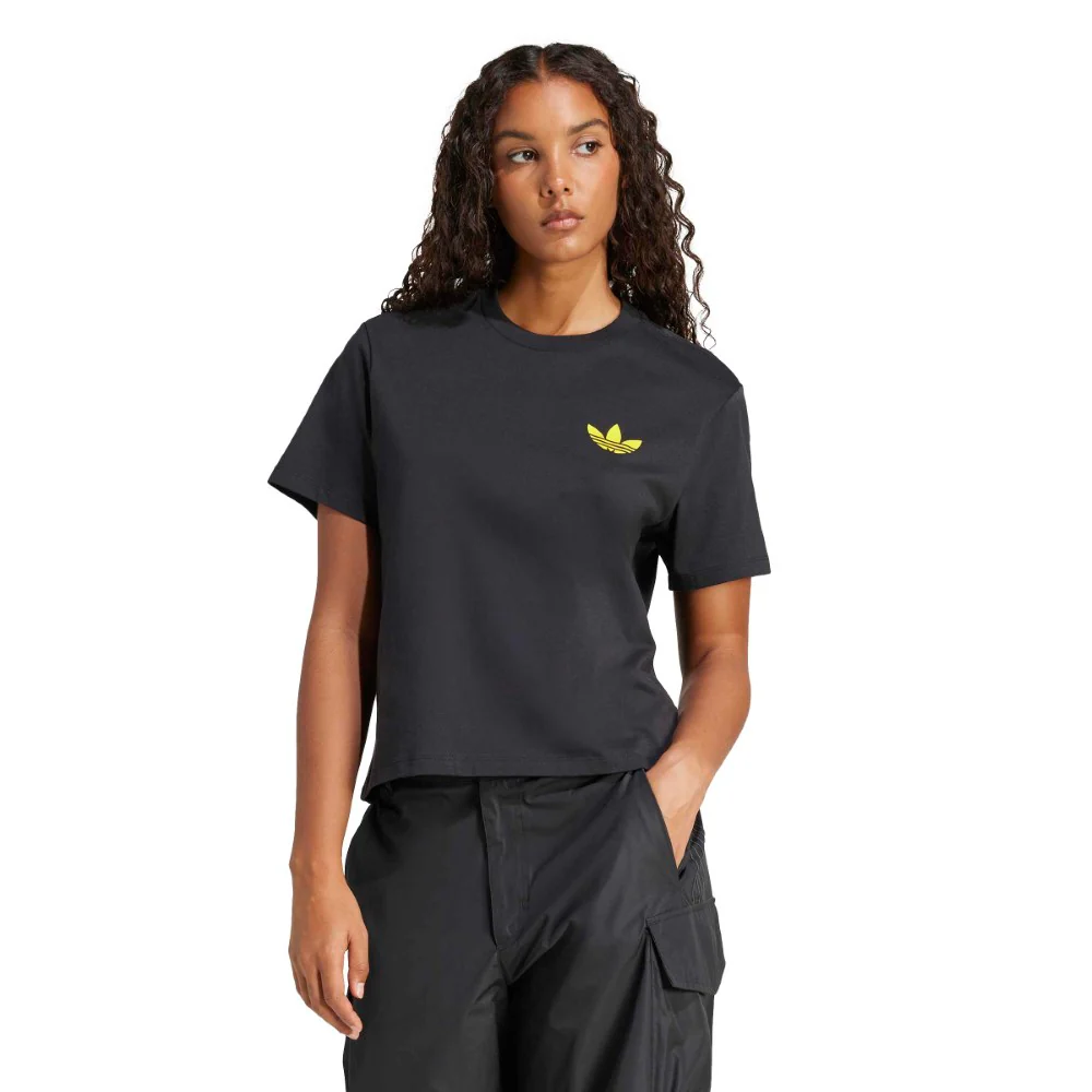 Smiley Loose 3-Stripes T-Shirt