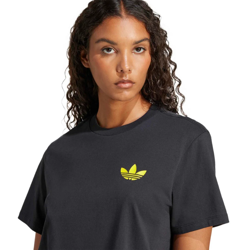 Smiley Loose 3-Stripes T-Shirt - Image 4