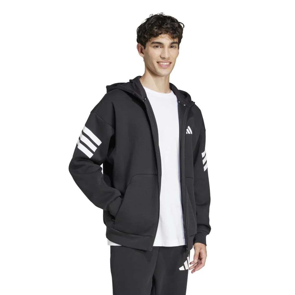 Future Icons 3-Stripes Full-Zip Hoodie - Image 4