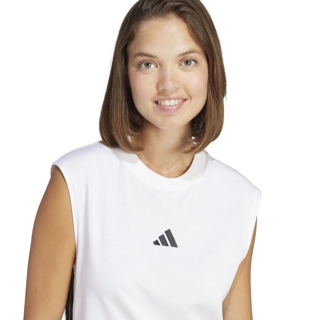 Essentials 3-Stripes Cotton Lifestyle Tank Top - Image 5