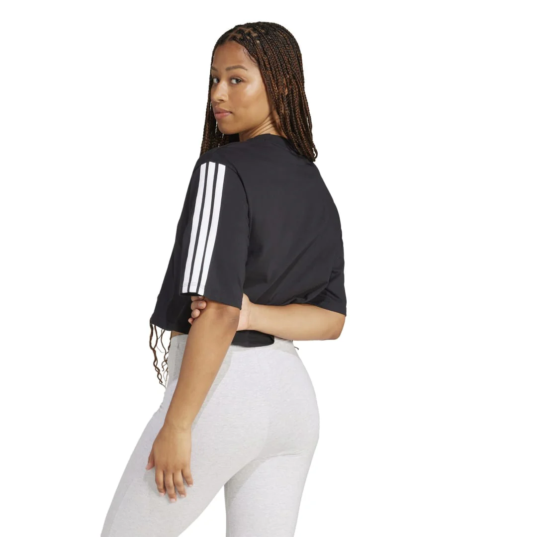 Essentials 3-Stripes Cotton Loose T-shirt - Image 2