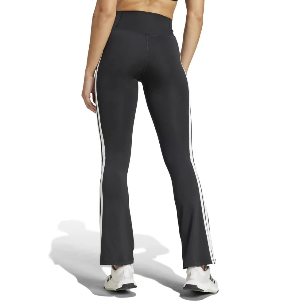 Optime Essentials 3-Stripes Flared Leggings - Image 2
