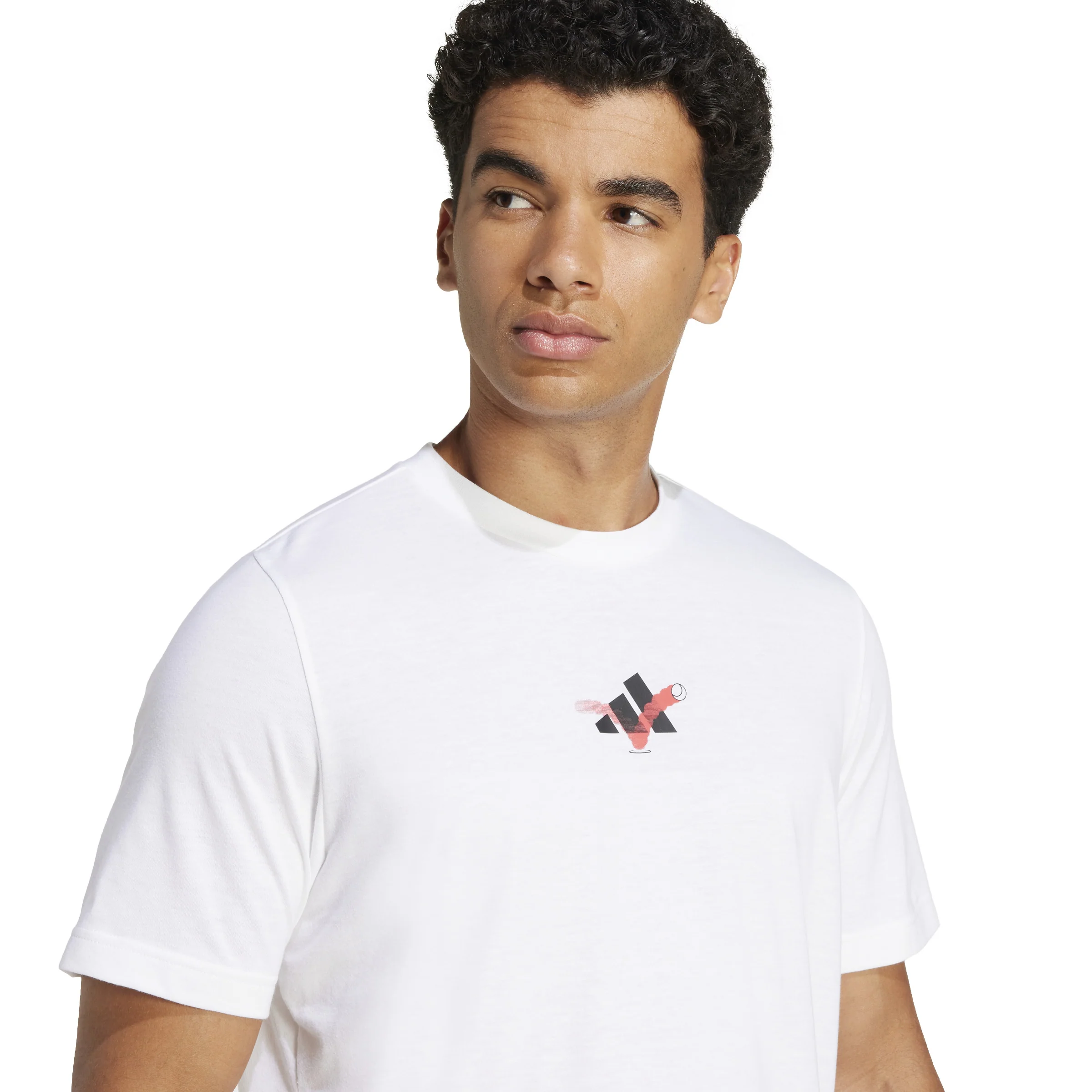 Tennis Happy 3 Balls Graphic T-shirt - Image 2