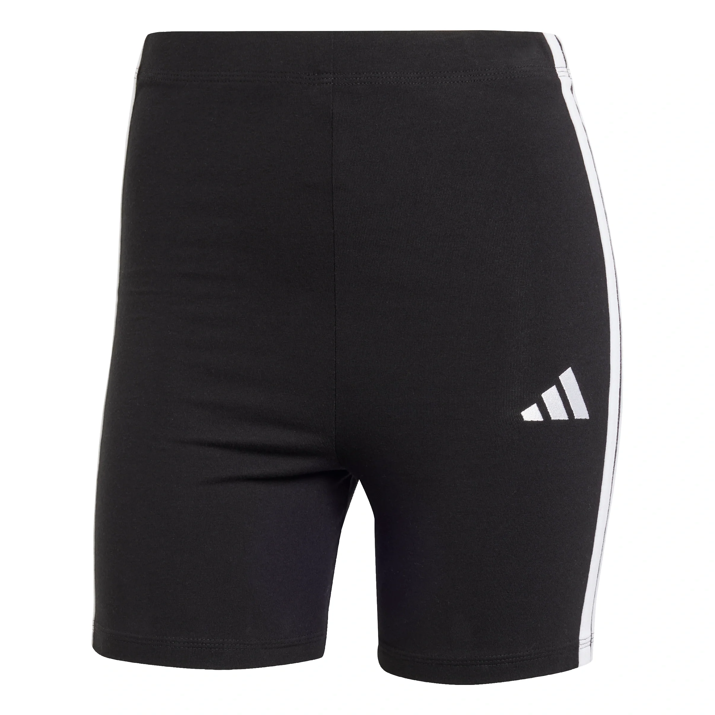 Essentials 3-Stripes High Waisted Biker Shorts - Image 6