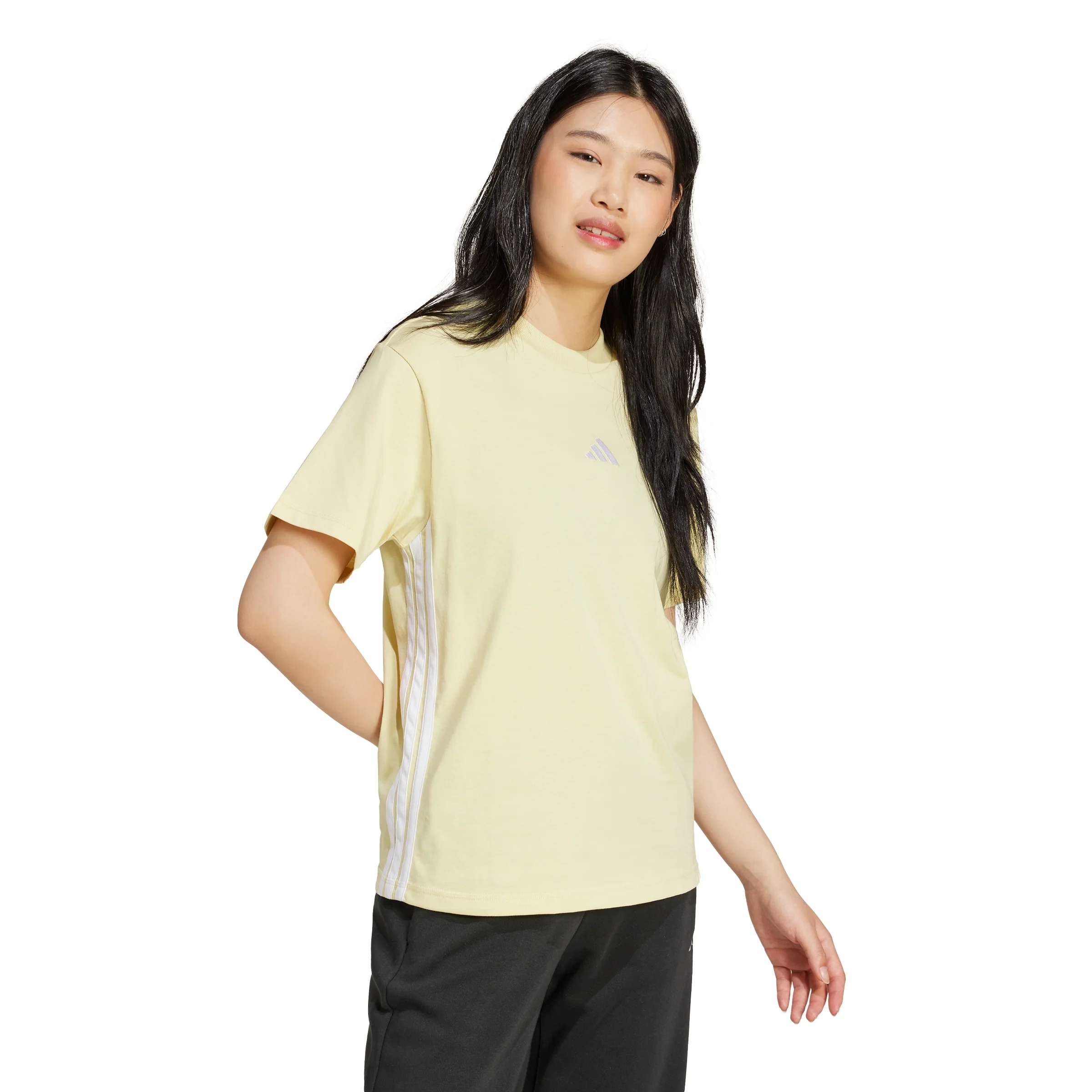 Essentials 3-Stripes Cotton T-shirt - Image 2