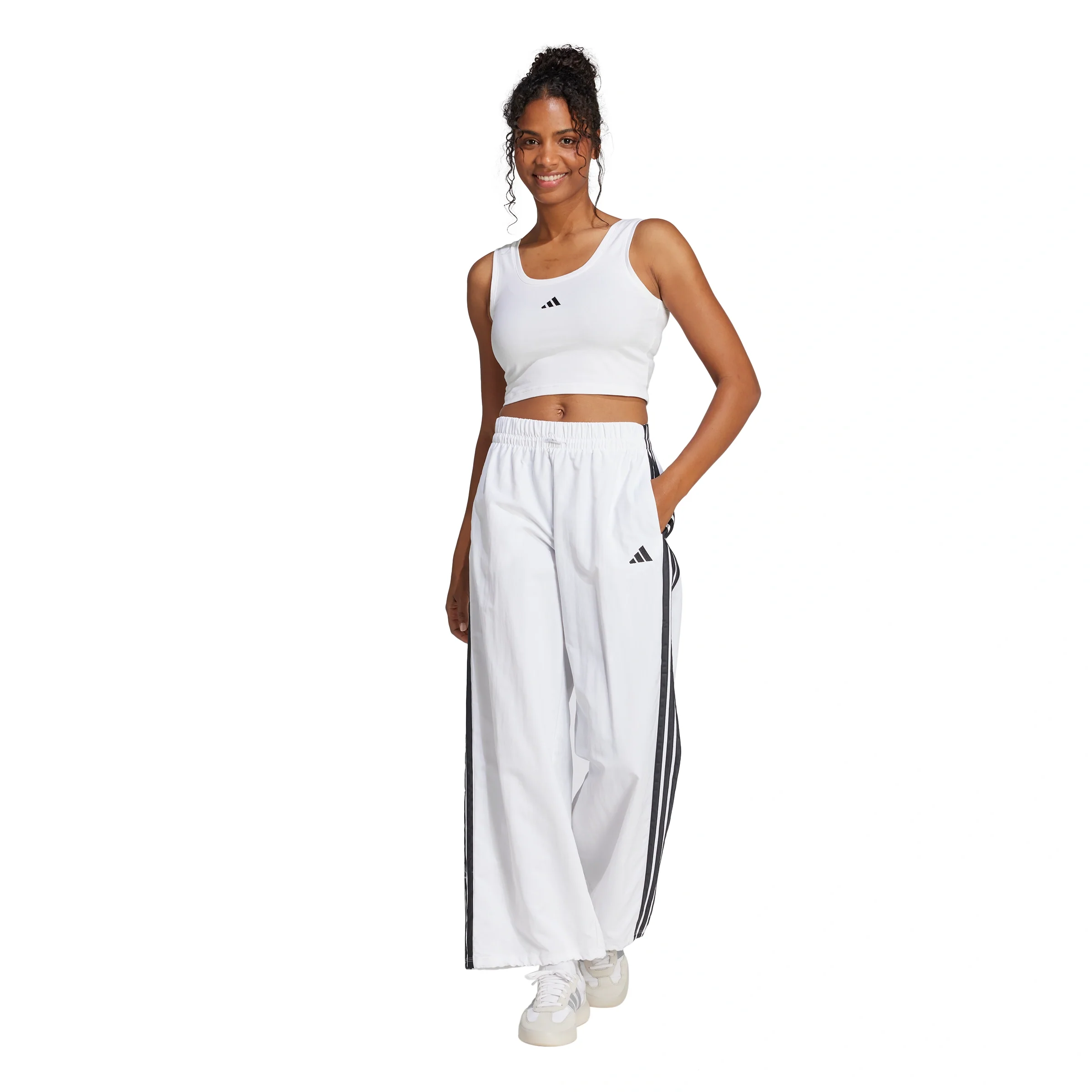 Essentials 3-Stripes Woven Parachute Pants - Image 6