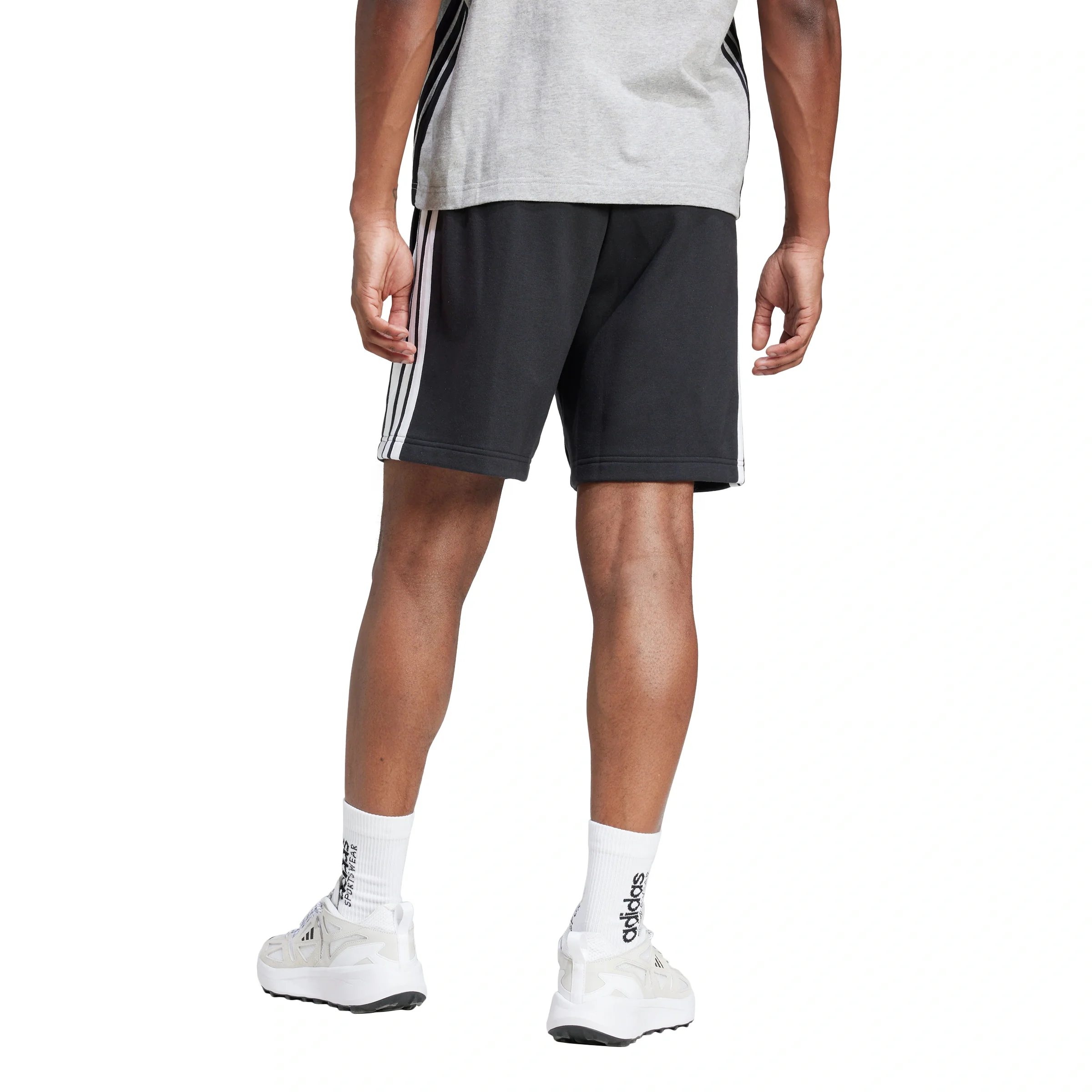 Essential 3-Stripes French Terry Shorts - Image 3