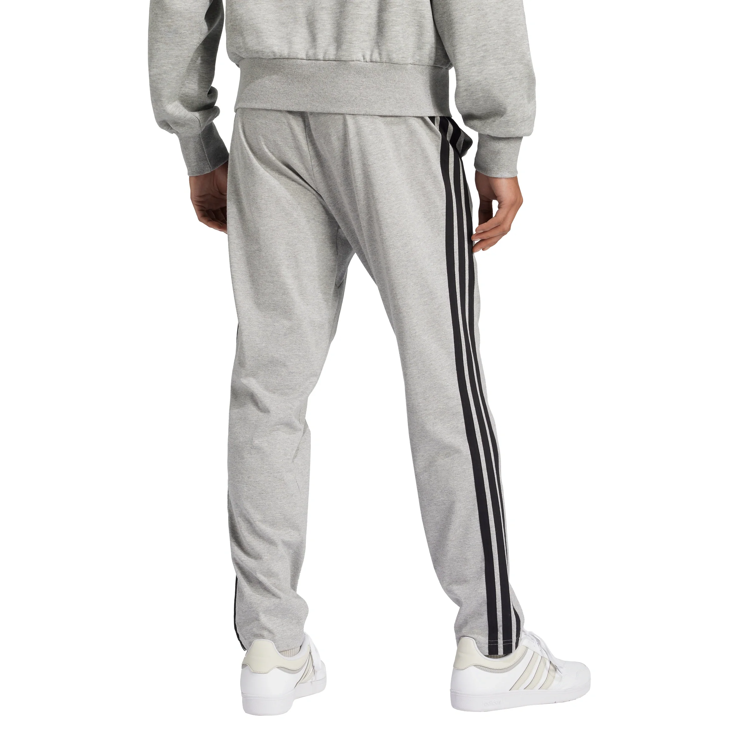 Essentials 3-Stripes Single Jersey Joggers - Image 3