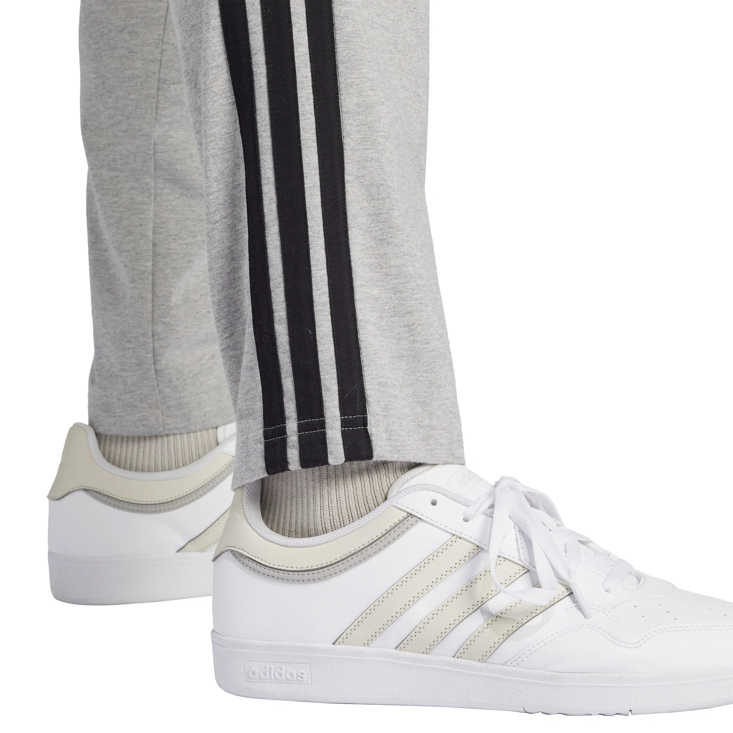 Essentials 3-Stripes Single Jersey Joggers - Image 5
