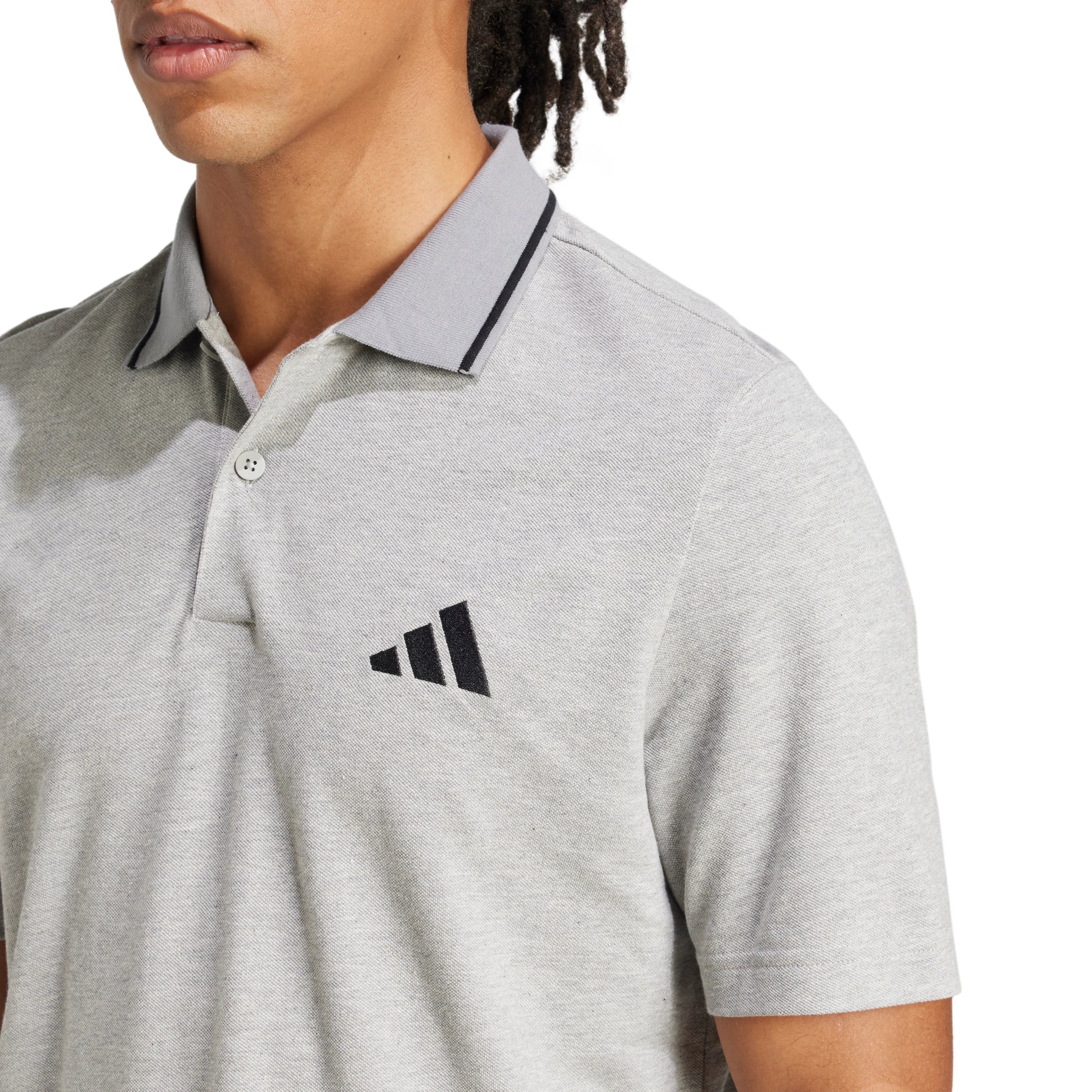 Essentials Small Logo Piqué Polo T-shirt - Image 4