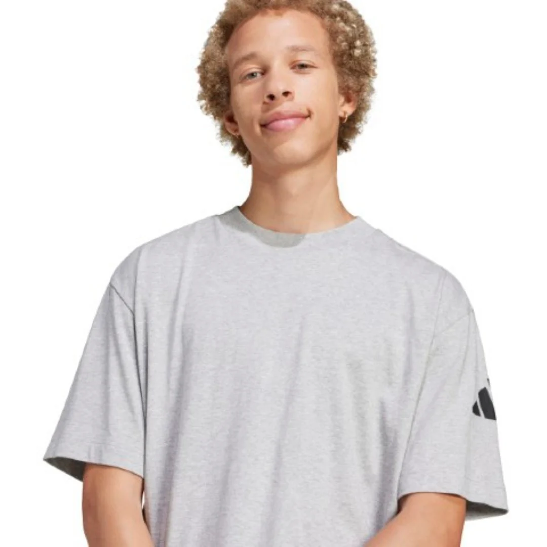 Essentials Loose Fit 3 Bar Logo T-Shirt - Image 4