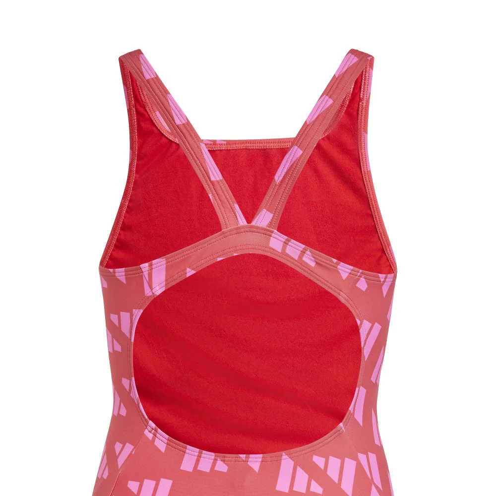 Logo Graphic V-Back Swimsuit Kids - Image 4