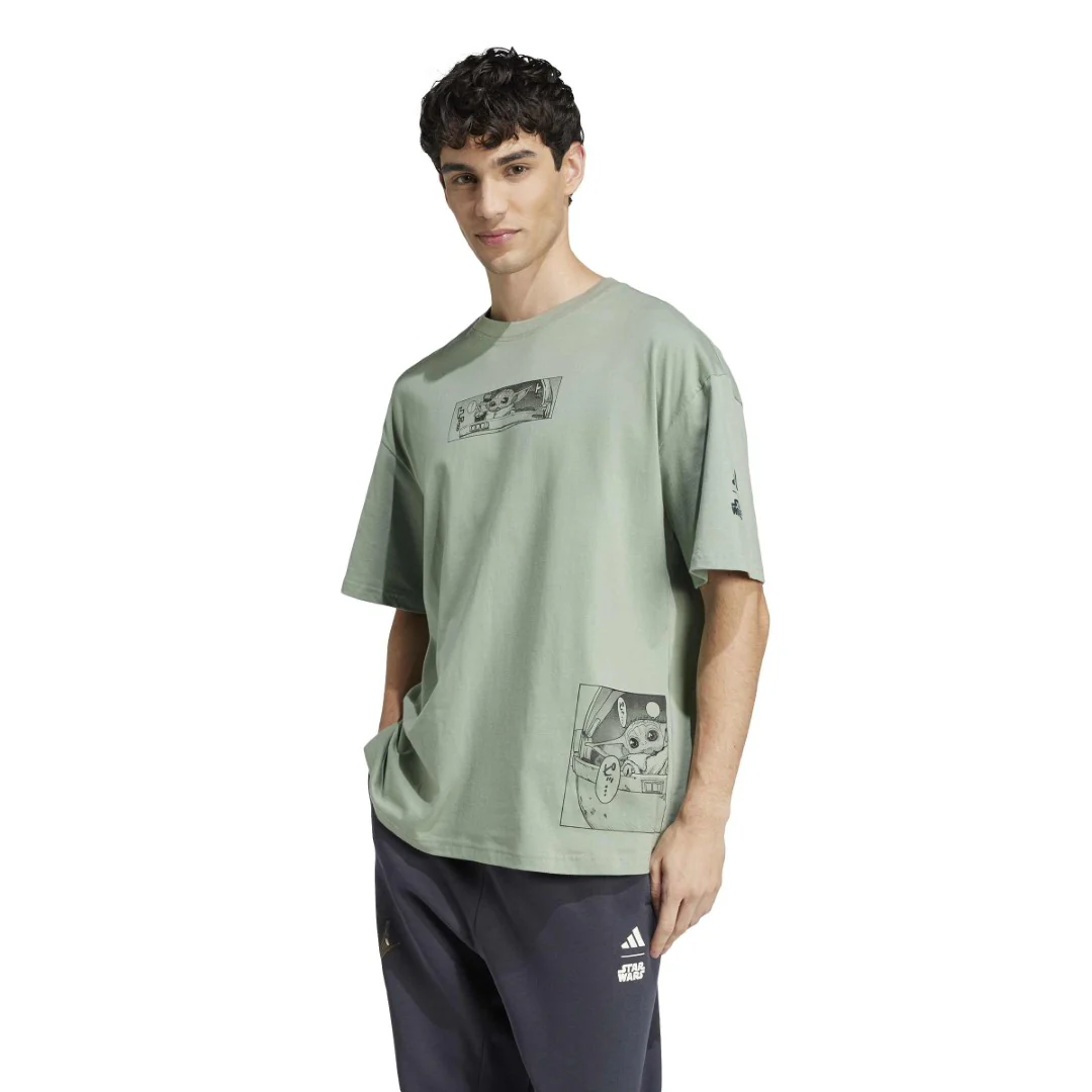 Star Wars The Mandalorian Loose Fit T-Shirt - Image 3