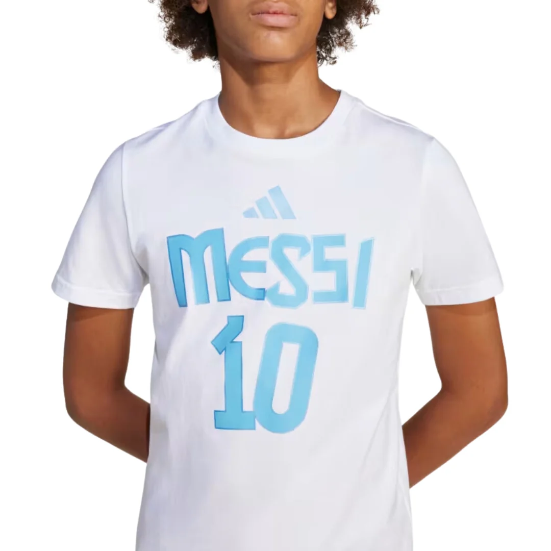 Messi Name and Number Graphic T-shirt - Image 2