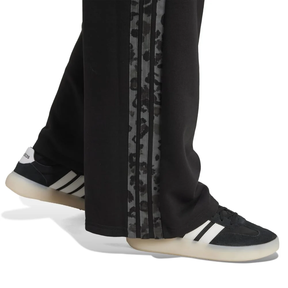 Animal Print 3-Stripes Open Hem Joggers - Image 5