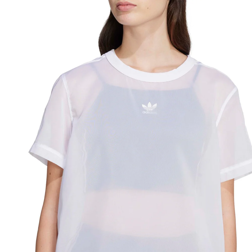 Adicolor Sheer 3-Stripes T-Shirt - Image 4