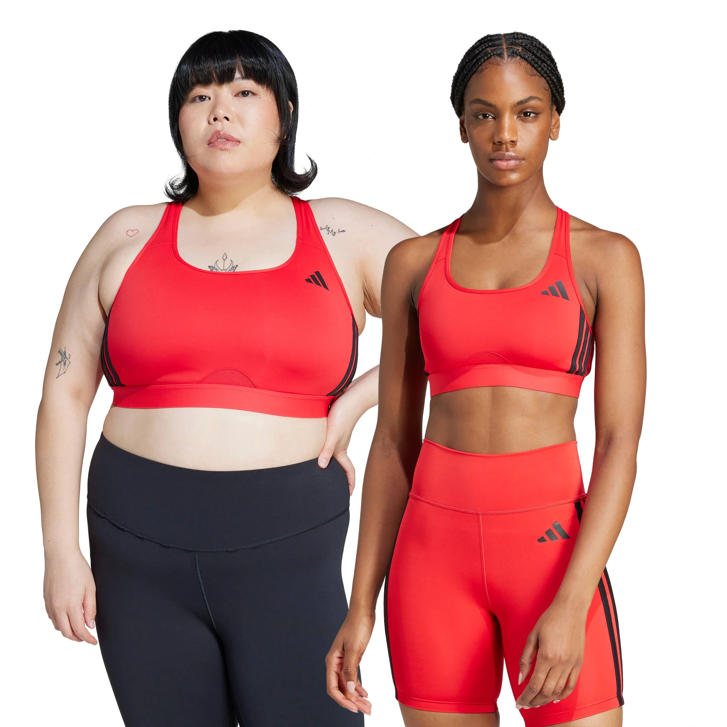 Powerreact Train Medium-Support 3-Stripes Bra - Image 10