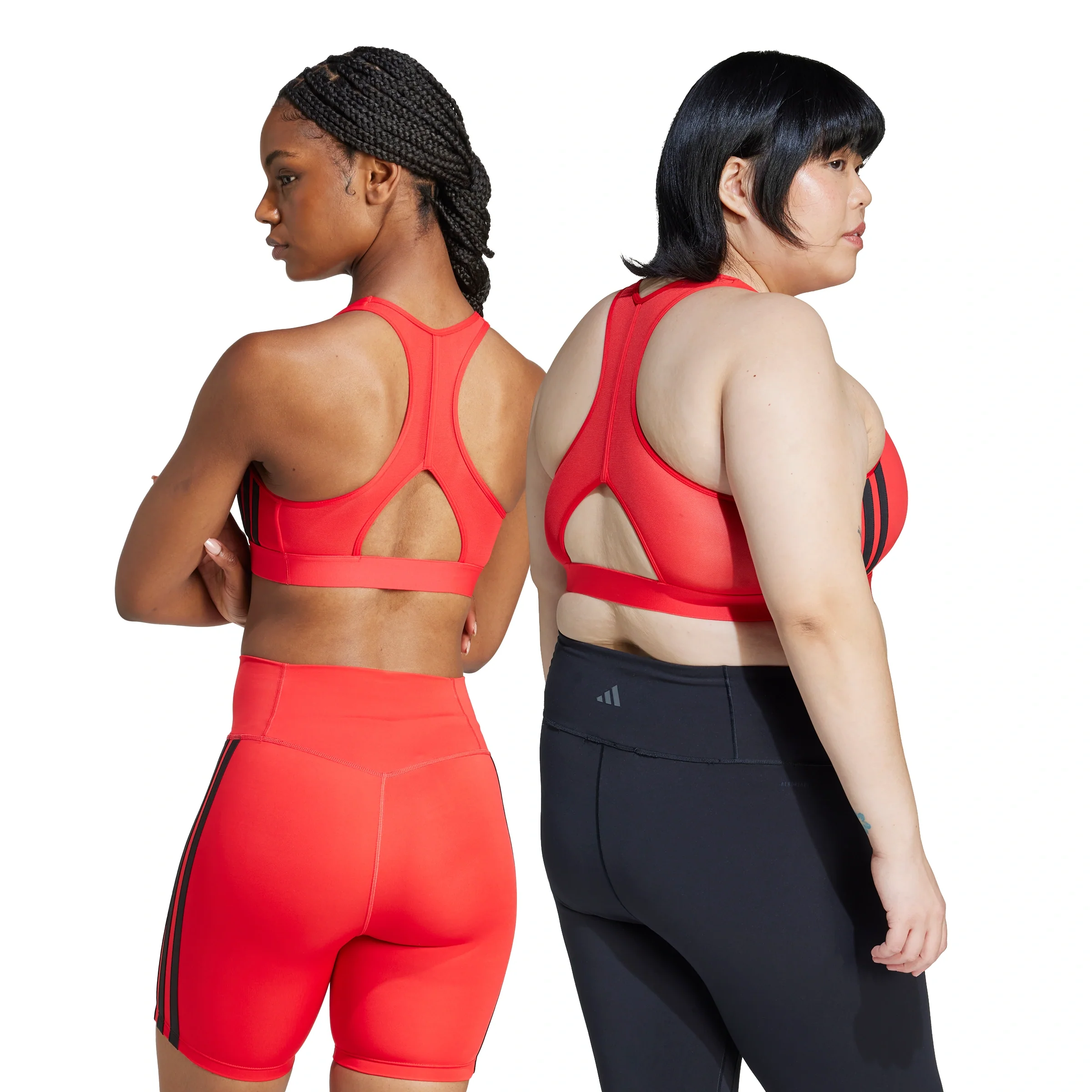 Powerreact Train Medium-Support 3-Stripes Bra - Image 11