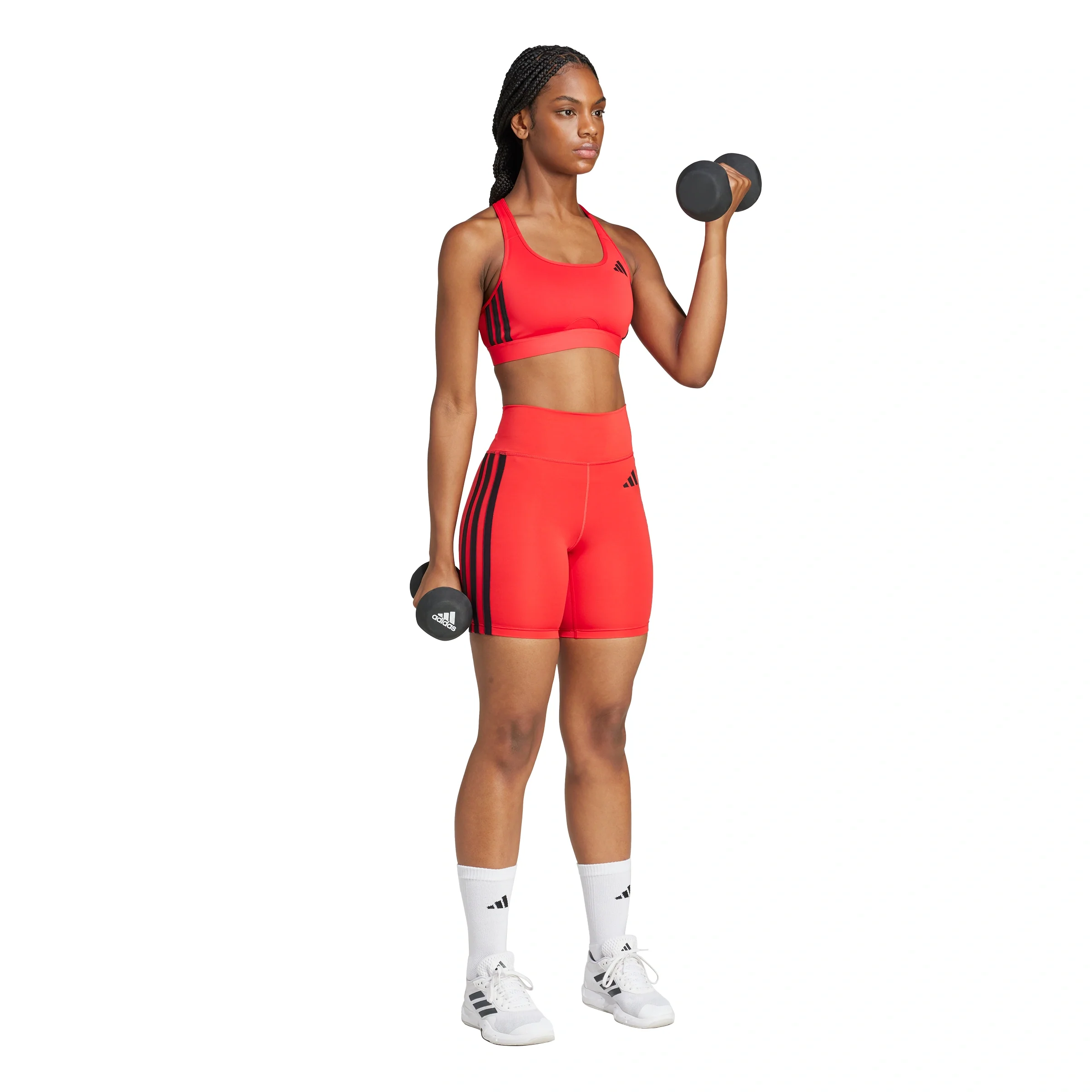 Powerreact Train Medium-Support 3-Stripes Bra - Image 6
