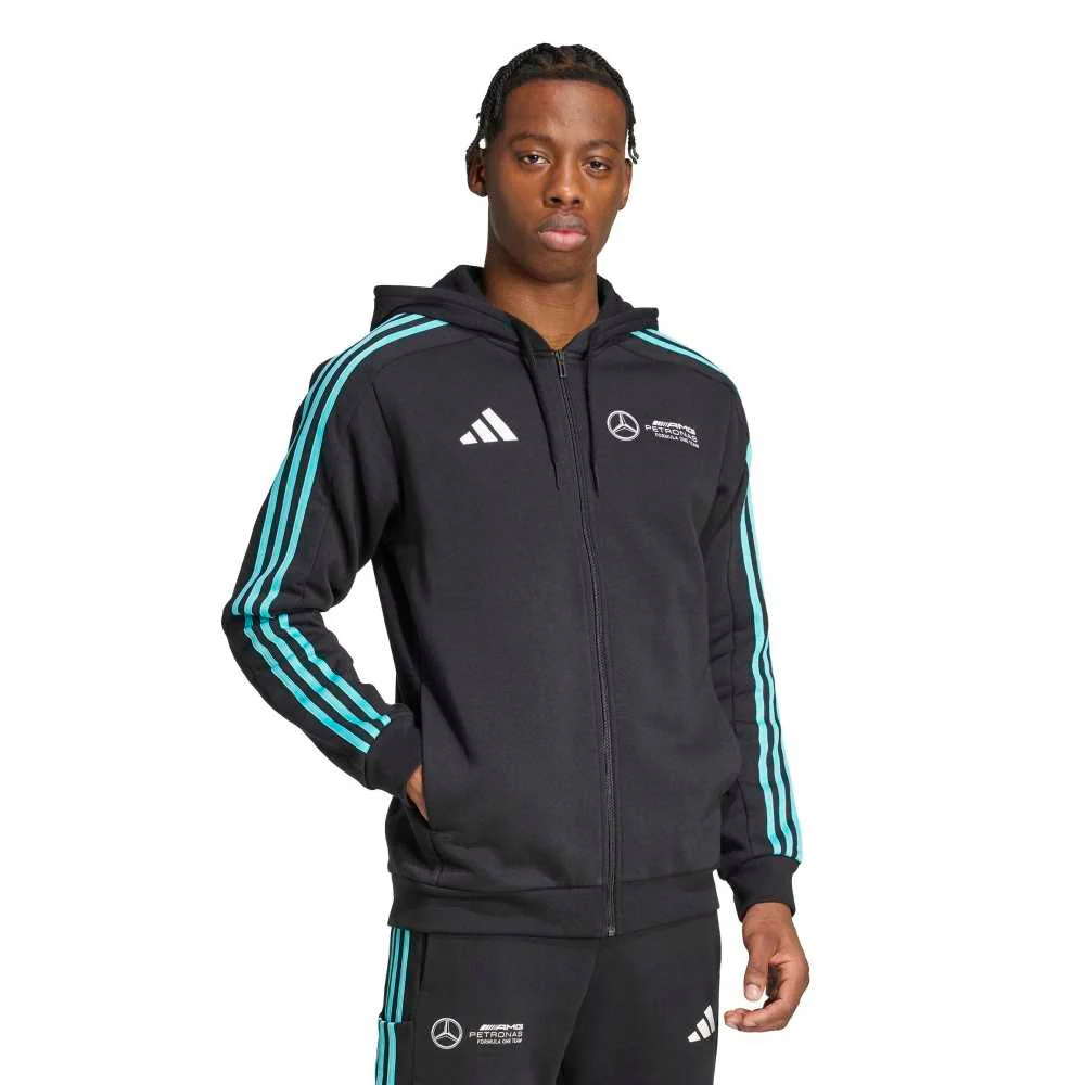 Mercedes-AMG Petronas Formula One Team DNA Full Zip Hooded Track Top - Image 3