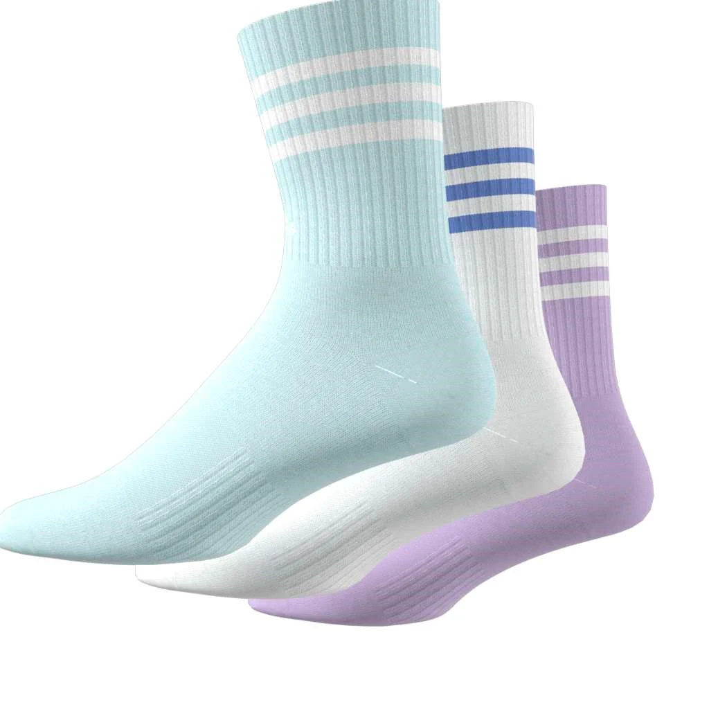 3-Stripes Cushioned Crew Socks 3 Pairs - Image 6