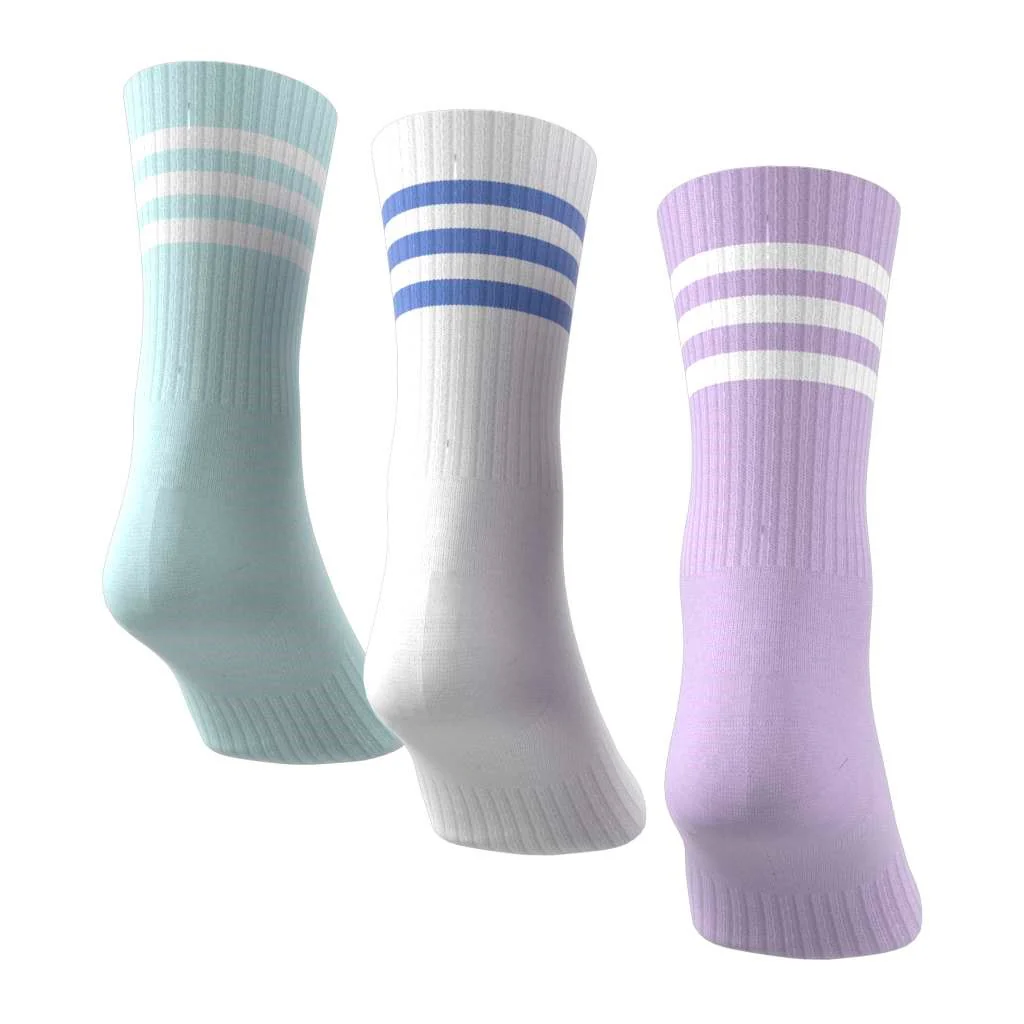 3-Stripes Cushioned Crew Socks 3 Pairs - Image 8