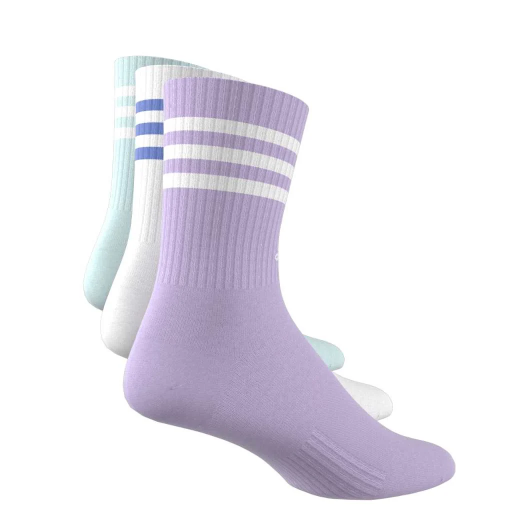 3-Stripes Cushioned Crew Socks 3 Pairs - Image 9