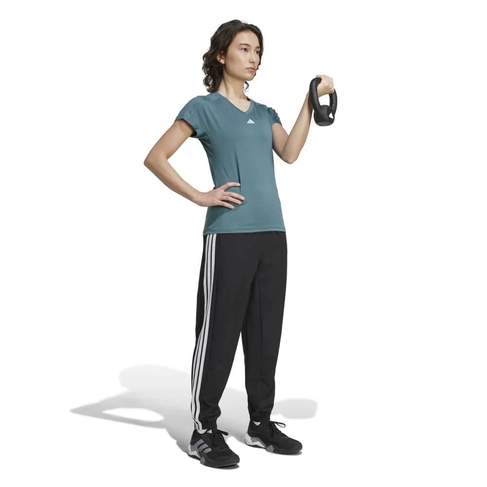 AEROREADY Train Essentials Minimal Branding V-Neck T-Shirt - Image 3