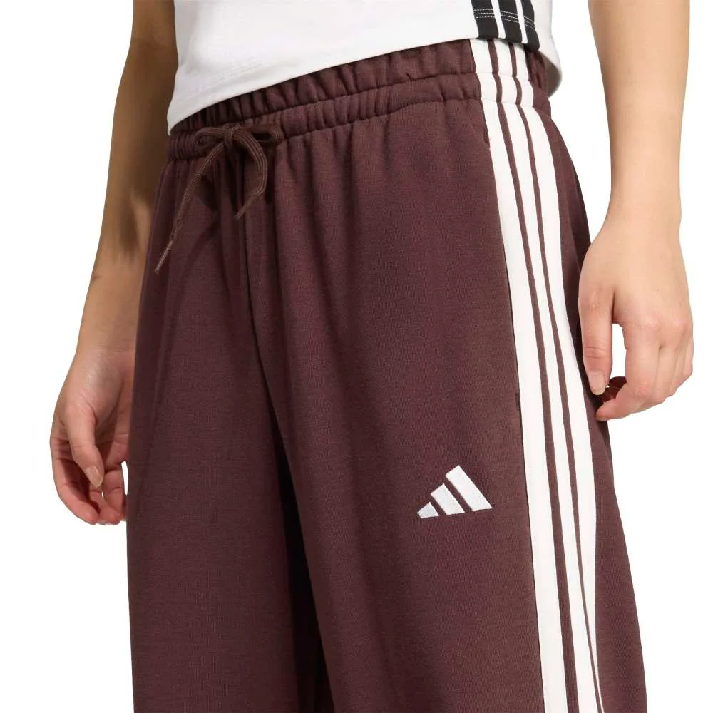Essentials 3-Stripes Open Hem French Terry Joggers - Image 4
