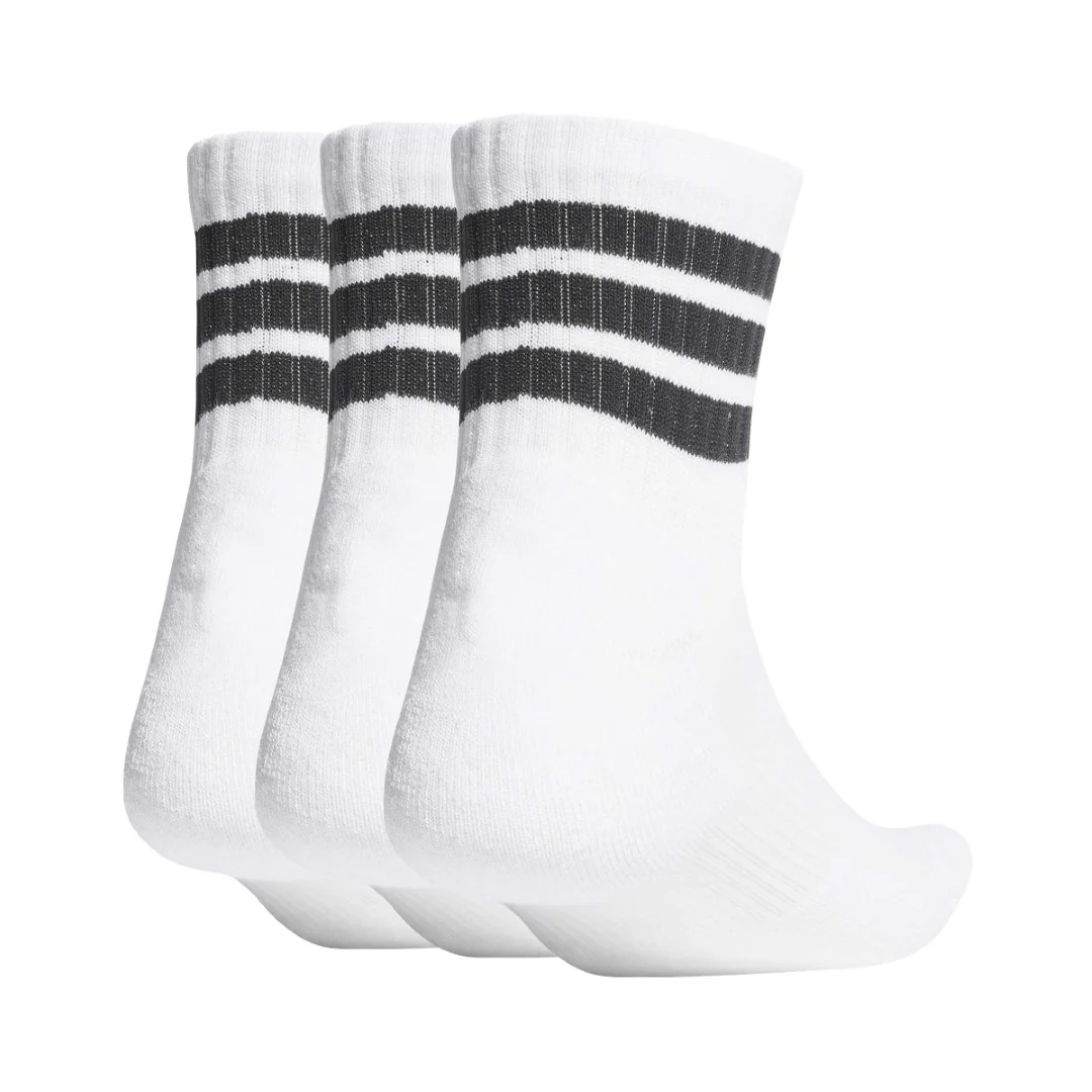 3 Stripes Cushioned Sportswear Mid Cut Socks 3 Pair Pack - Image 2