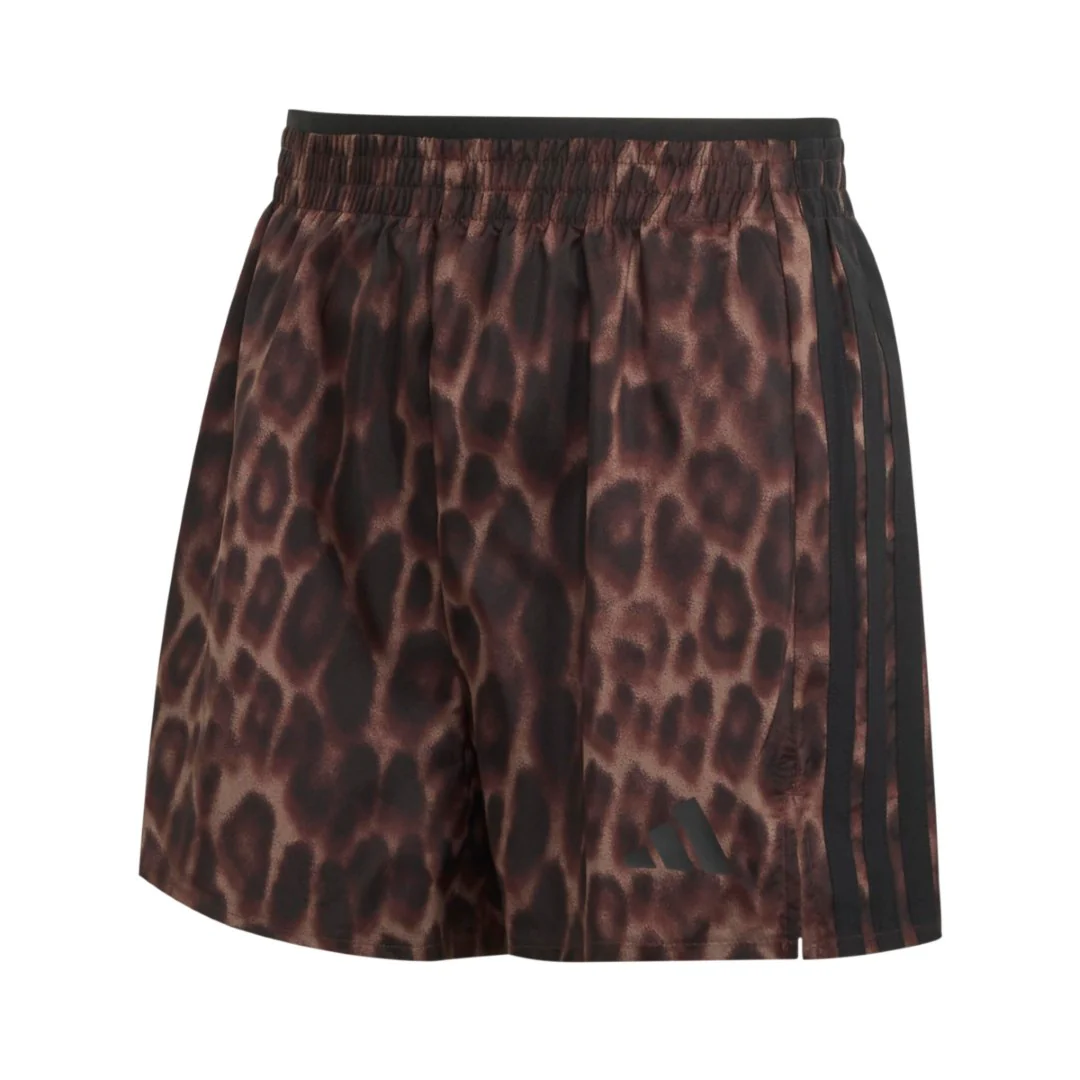 Workout Essentials Leopard Woven Shorts - Image 6