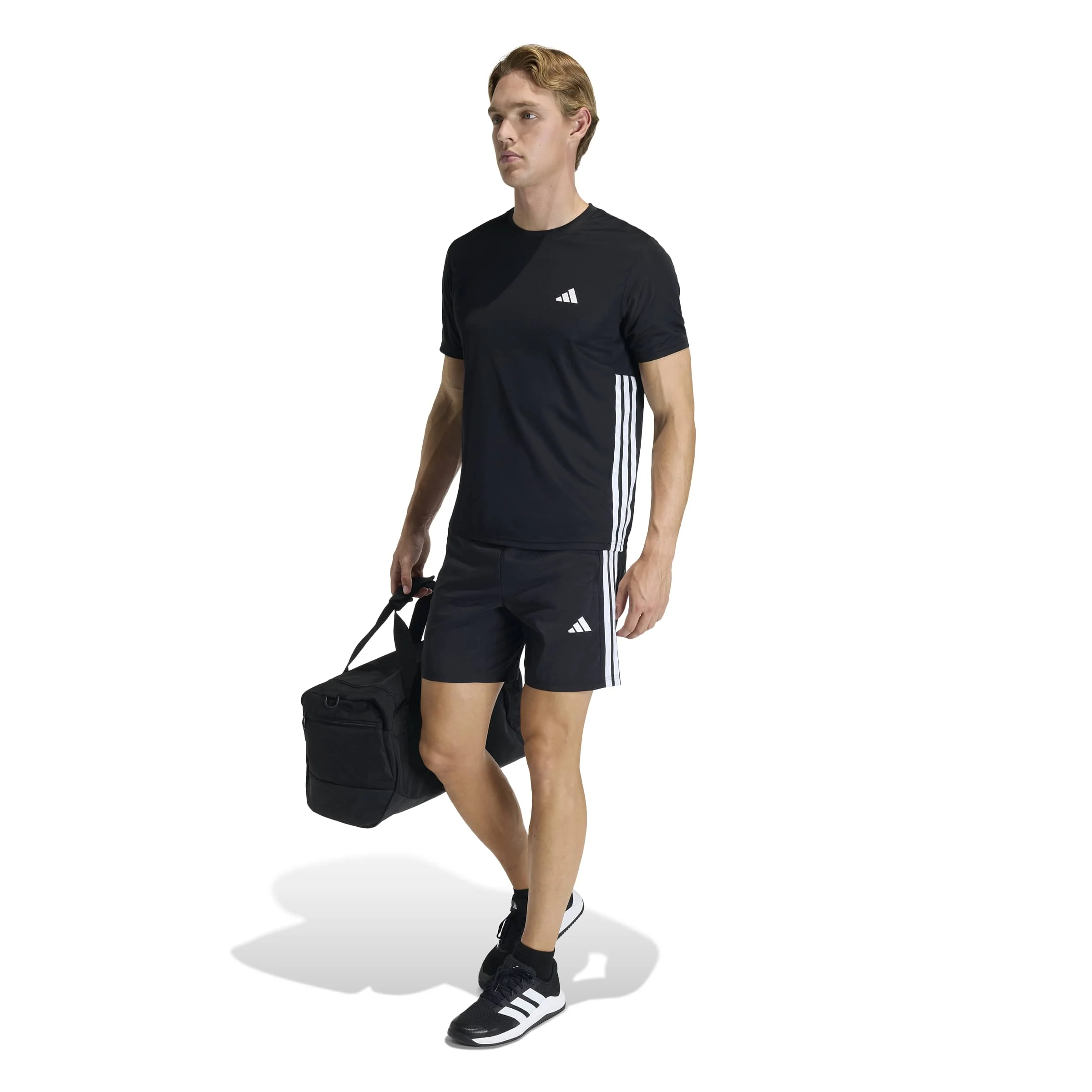 Workout Essentials Base 3-Stripes T-Shirt - Image 6