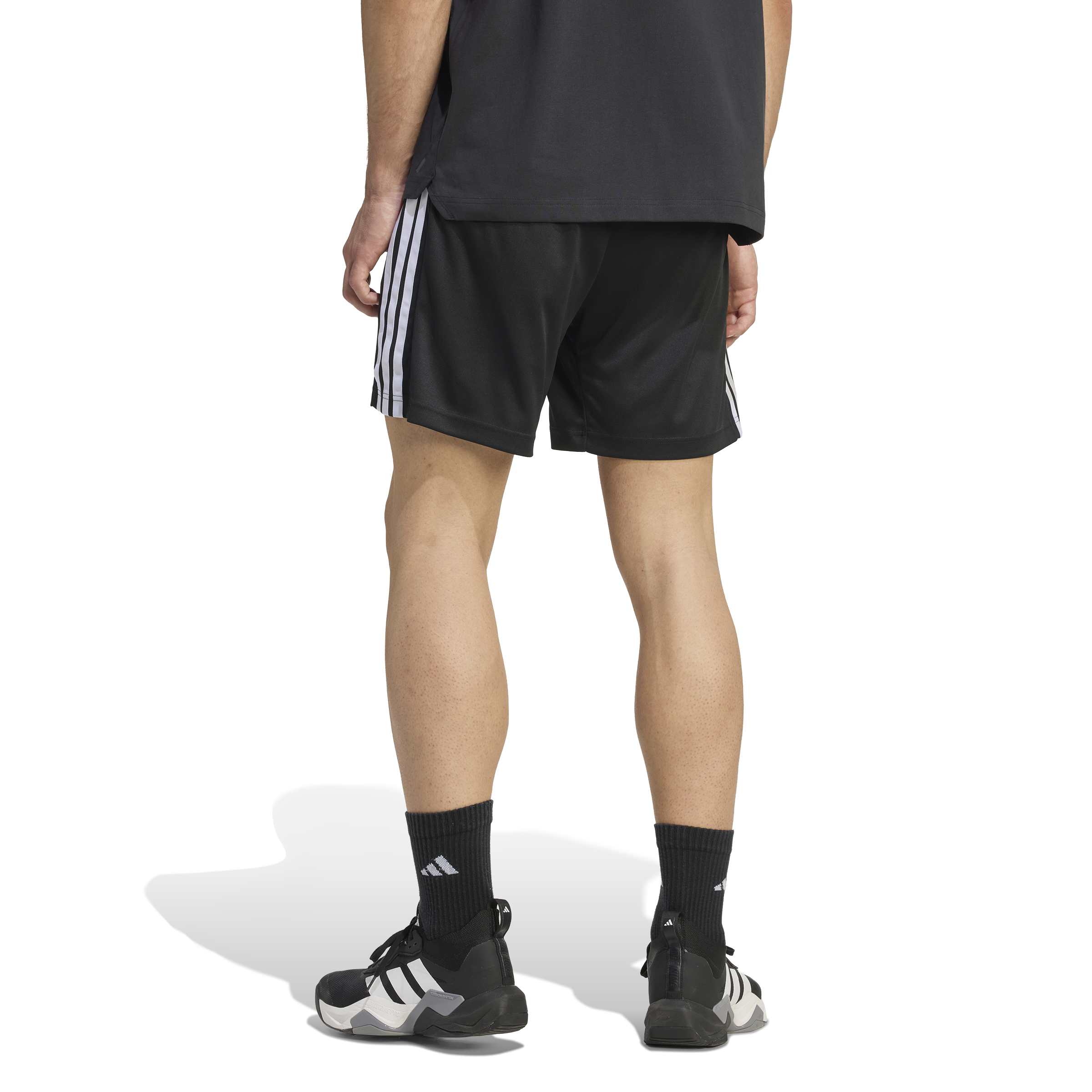Workout Essentials Base 3-Stripes Pique 7"in Short - Image 2