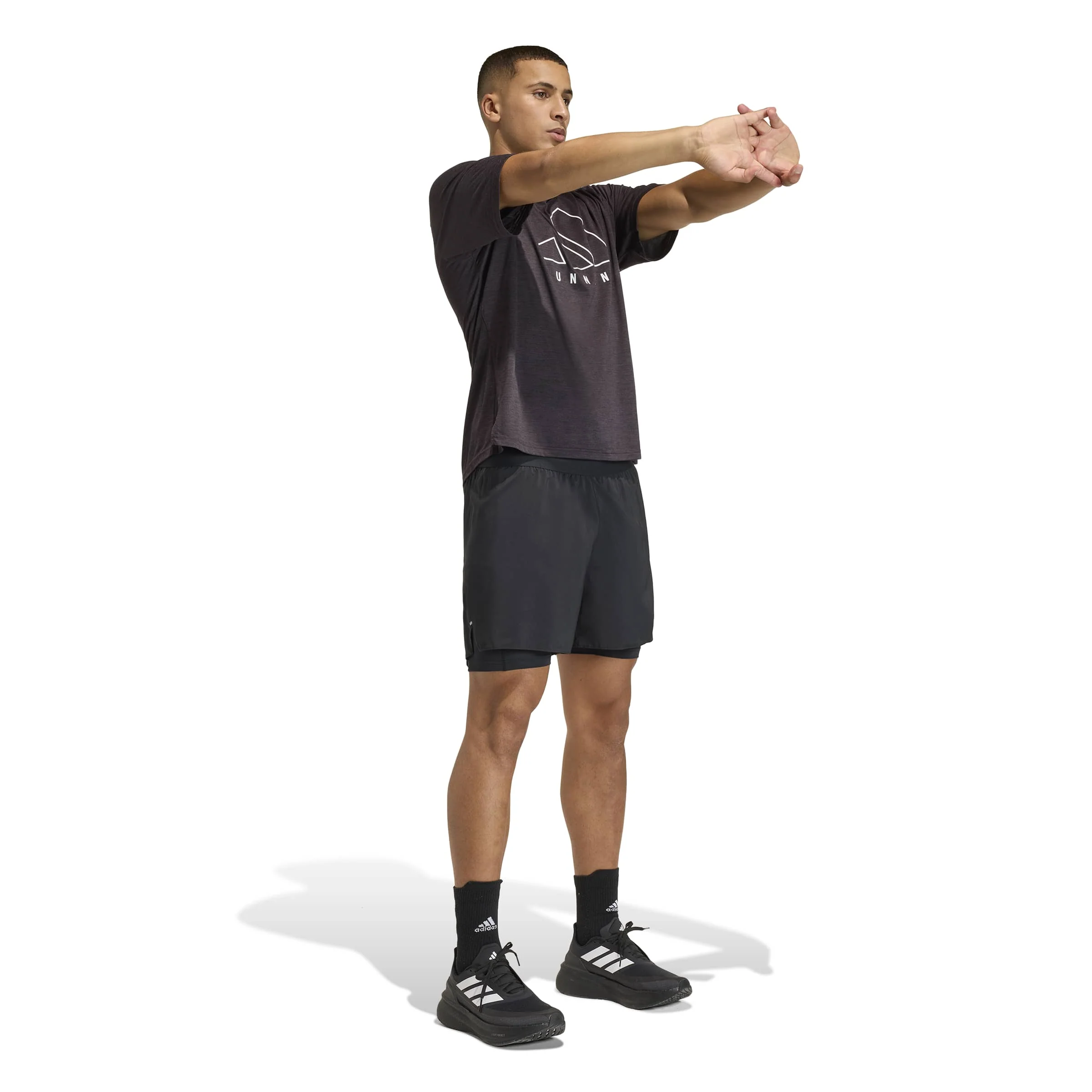 Adi365 Running Essentials 2In1 Shorts - Image 5