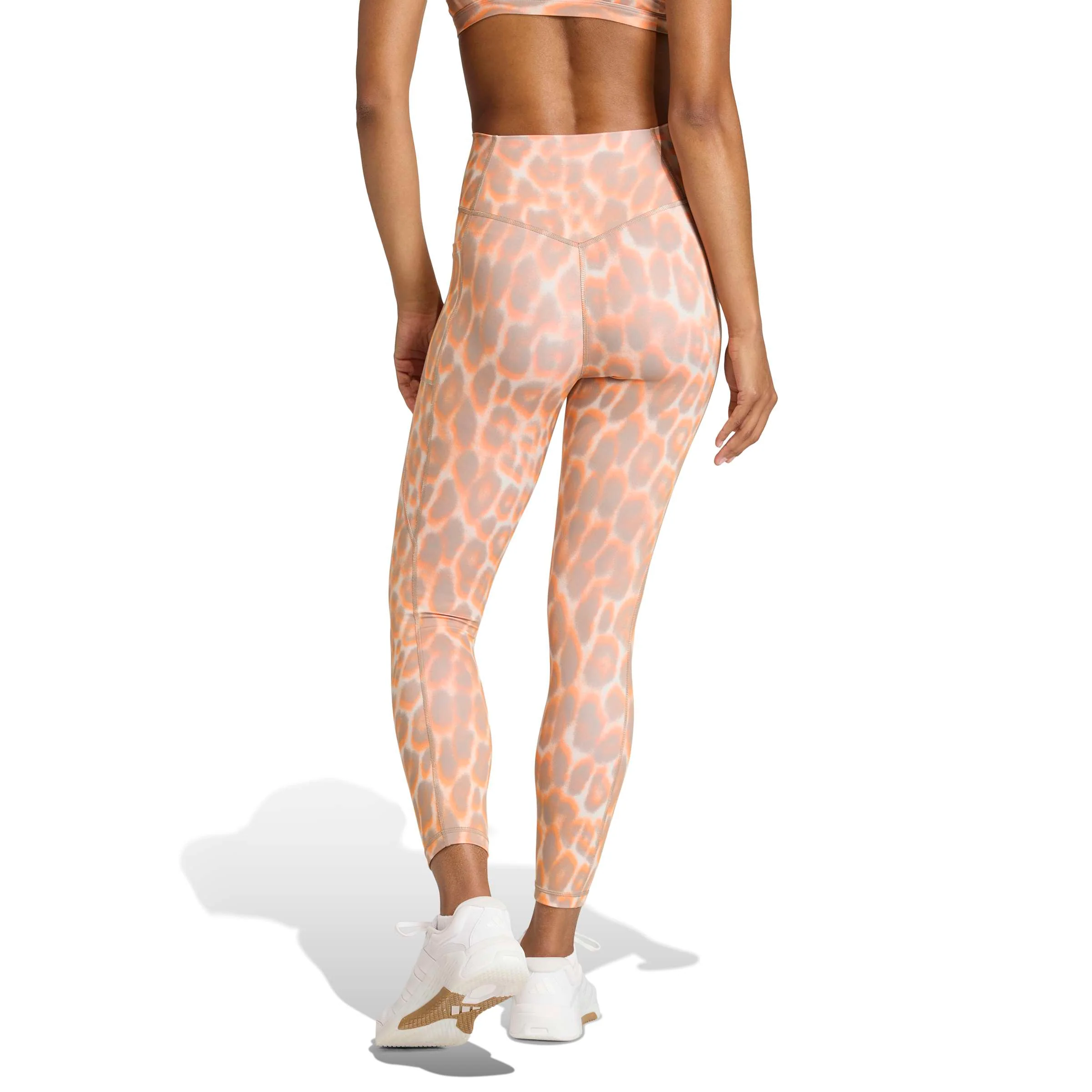 Optime Essentials Workout Leopard 7/8 Leggings - Image 4