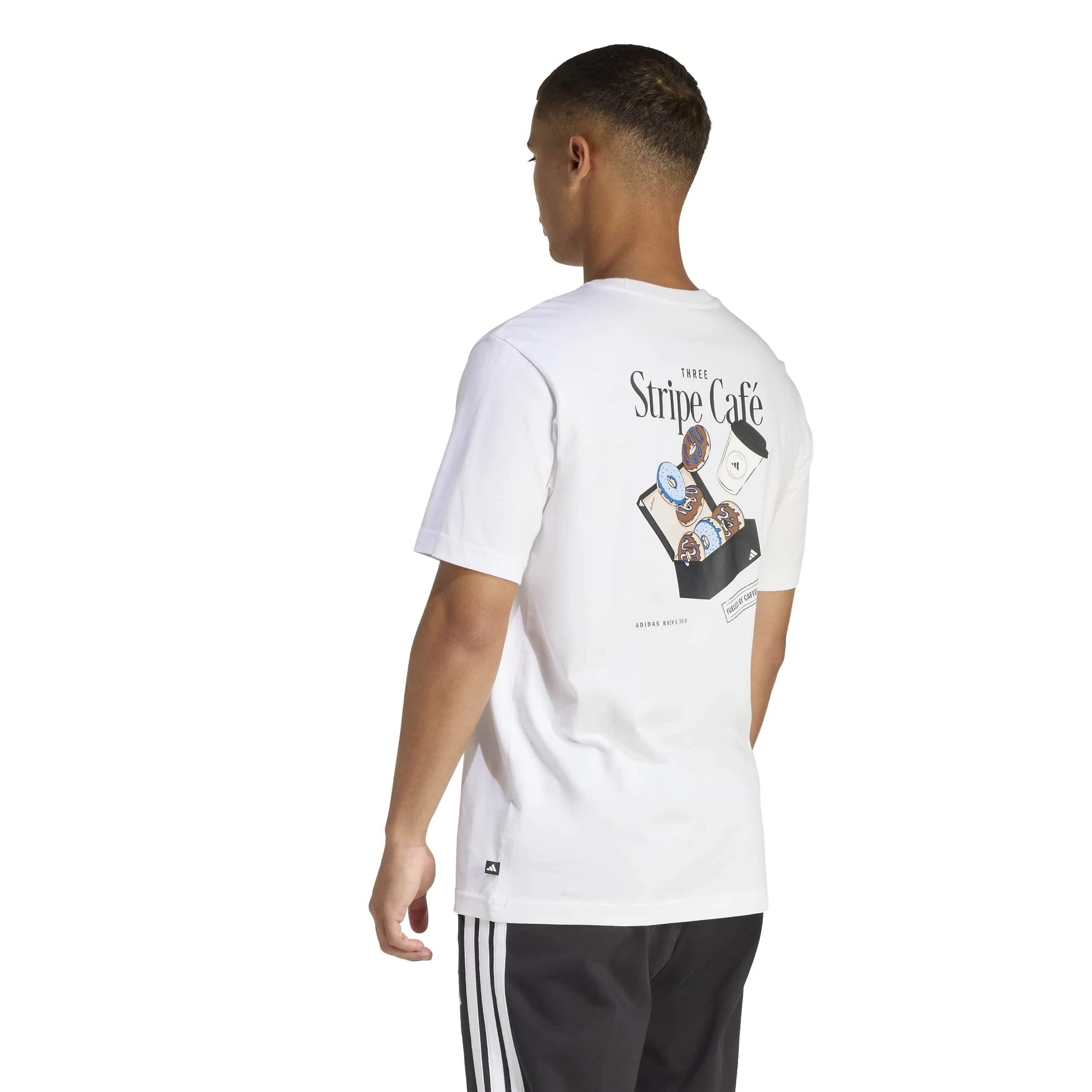 Coffee Cafe Donut Box Graphic T-Shirt - Image 5