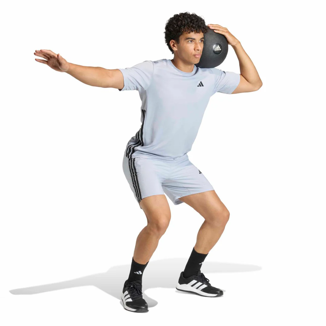 Workout Essentials Base 3 Stripes Woven Short - Image 3