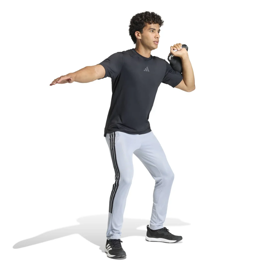 Workout Essentials All-Set 3-Stripes Knit Pant - Image 2