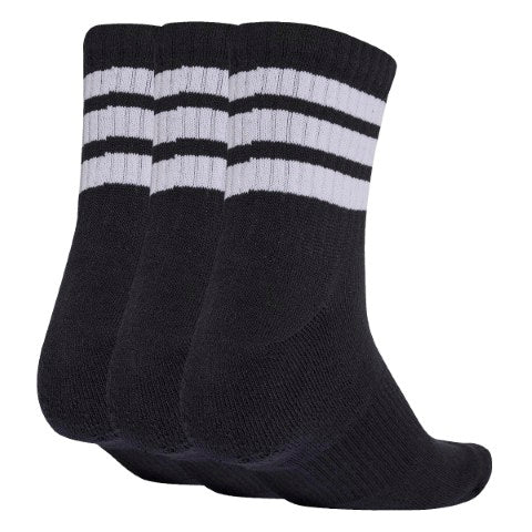3 Stripes Cushioned Sportswear Mid Cut Socks 3 Pair Pack - Image 2