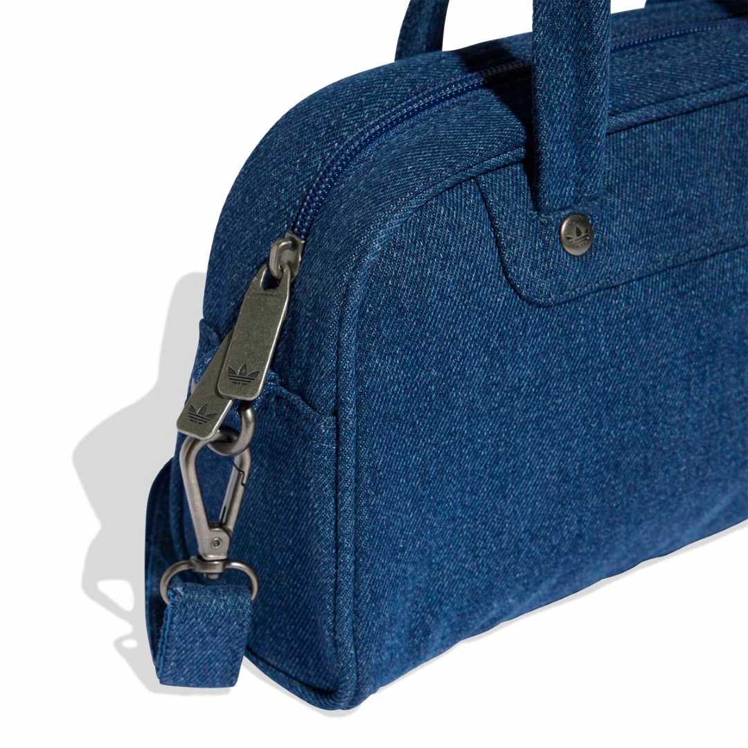 Adicolor Mini Denim Bowling Bag - Image 4