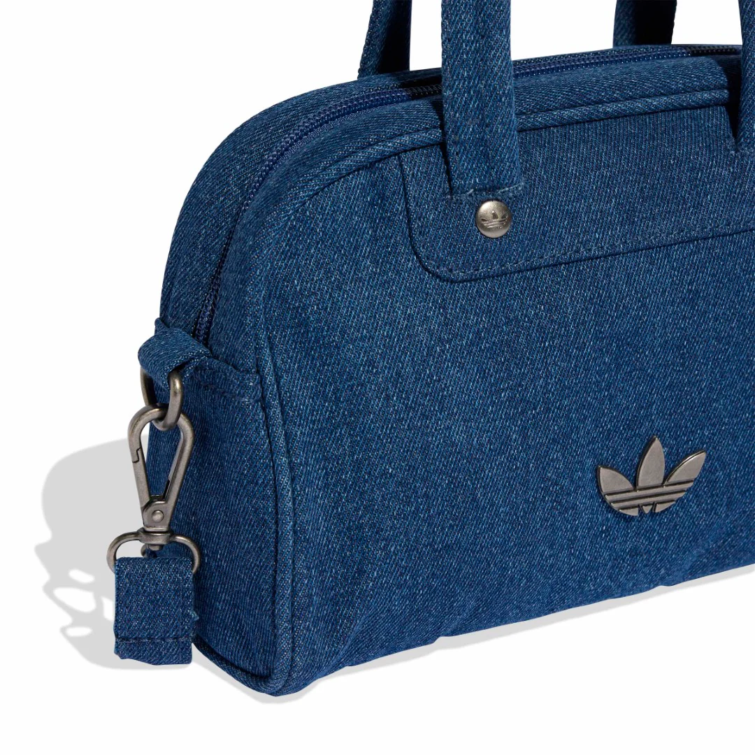 Adicolor Mini Denim Bowling Bag - Image 5
