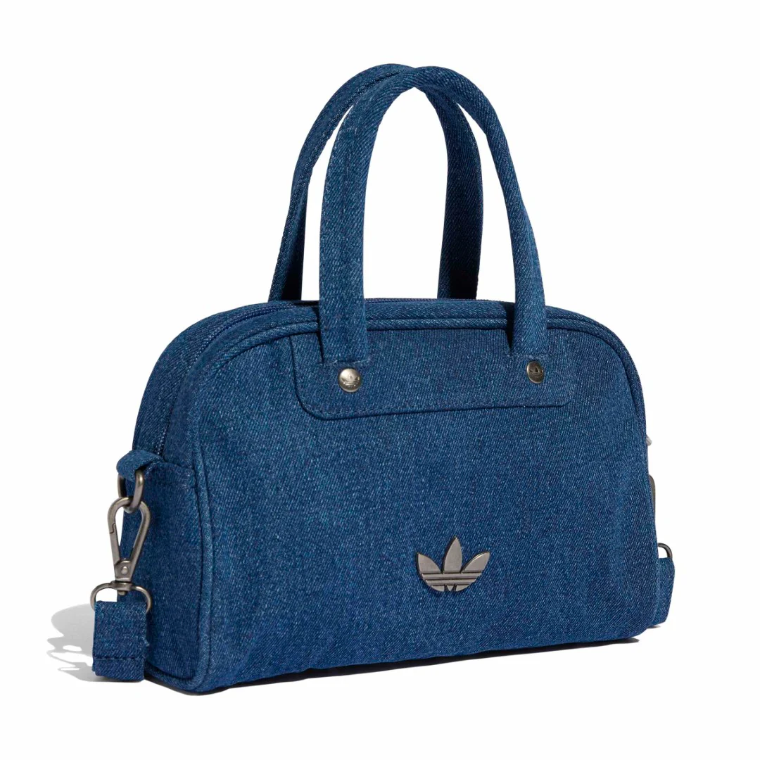 Adicolor Mini Denim Bowling Bag - Image 6