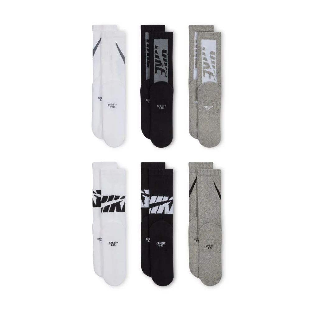 Everyday Cushioned Crew Socks (6 Pairs) - Image 4