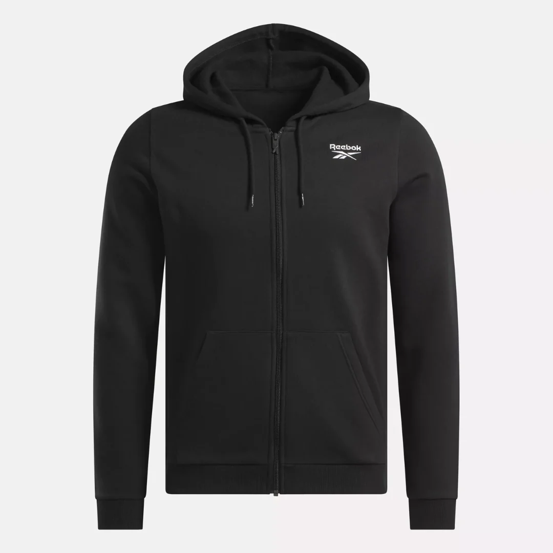 Identity Small Logo Fleece Full-Zip Hoodie - Image 4